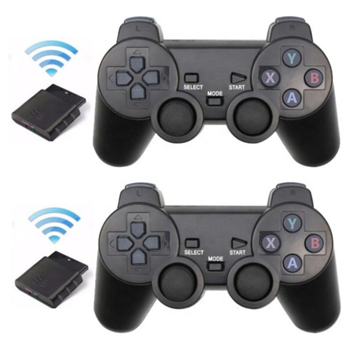 2 Mandos De Control Remoto Inalámbrico Playstation 2 Ps2 Playstation 1 1