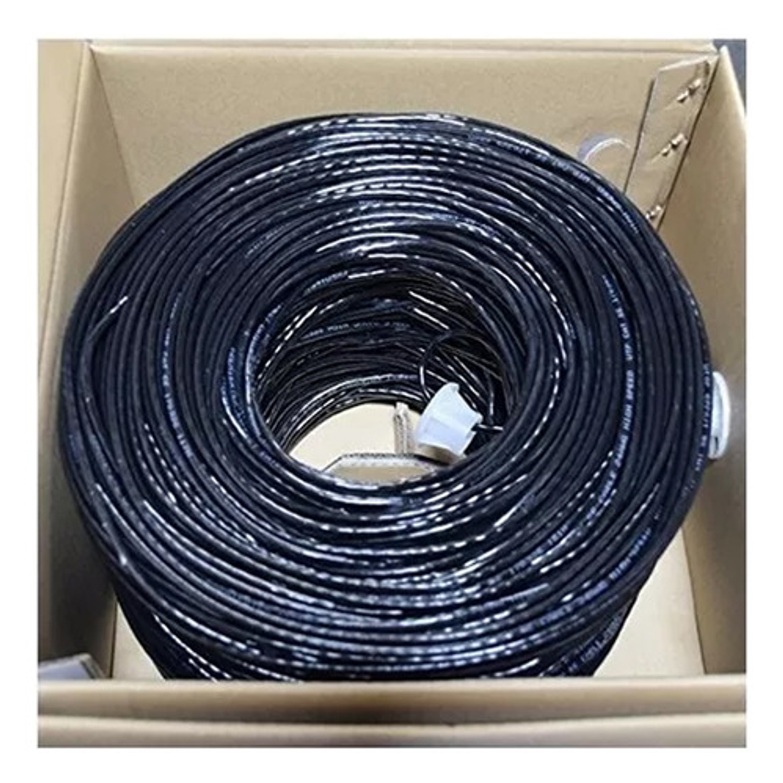 Rollo Cable Utp Cat6e 100 Metros En Caja Exterior E Interior 2