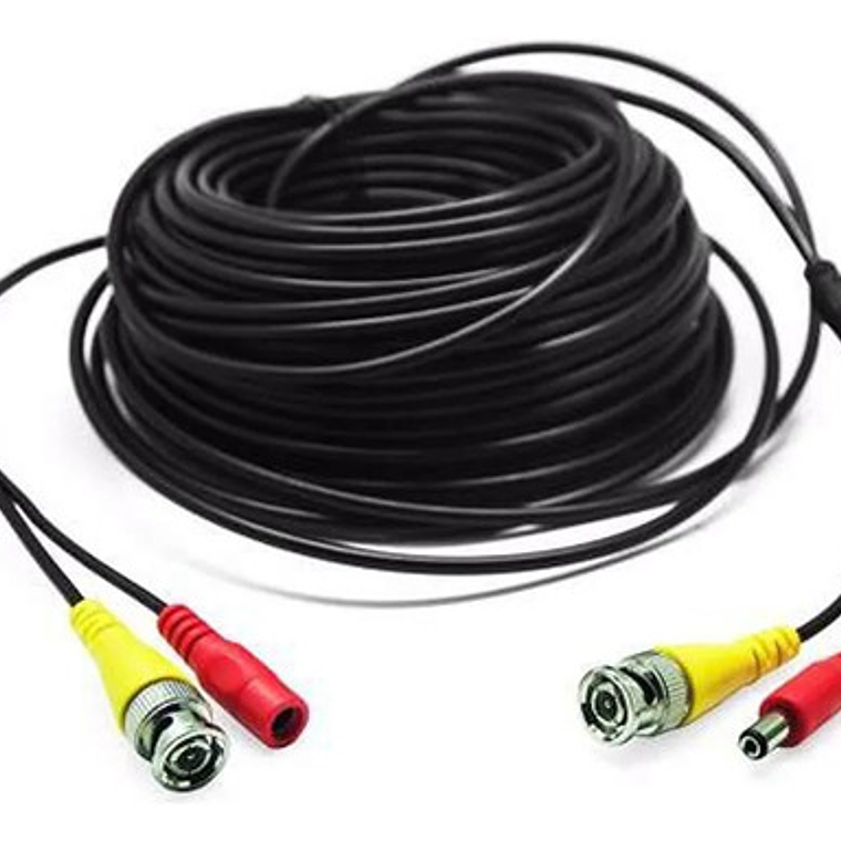 Cable Camara Seguridad Video Y Corrriente 40 Mts 3