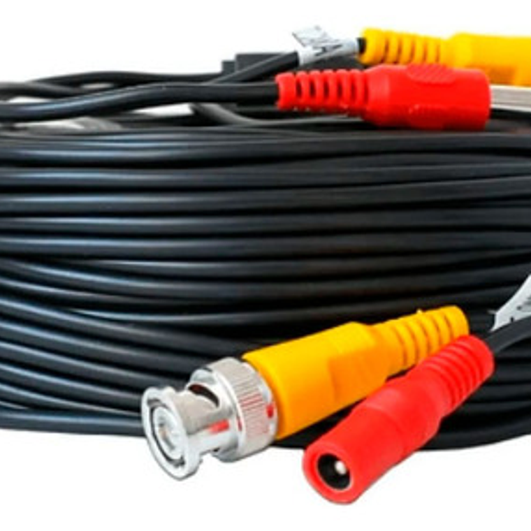 Cable Camara Seguridad Video Y Corrriente 40 Mts 4
