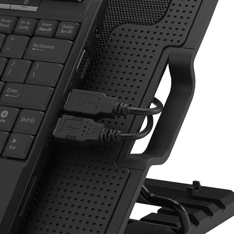 Ventilador Reclinable Con Luz Led Y Puerto Usb 6