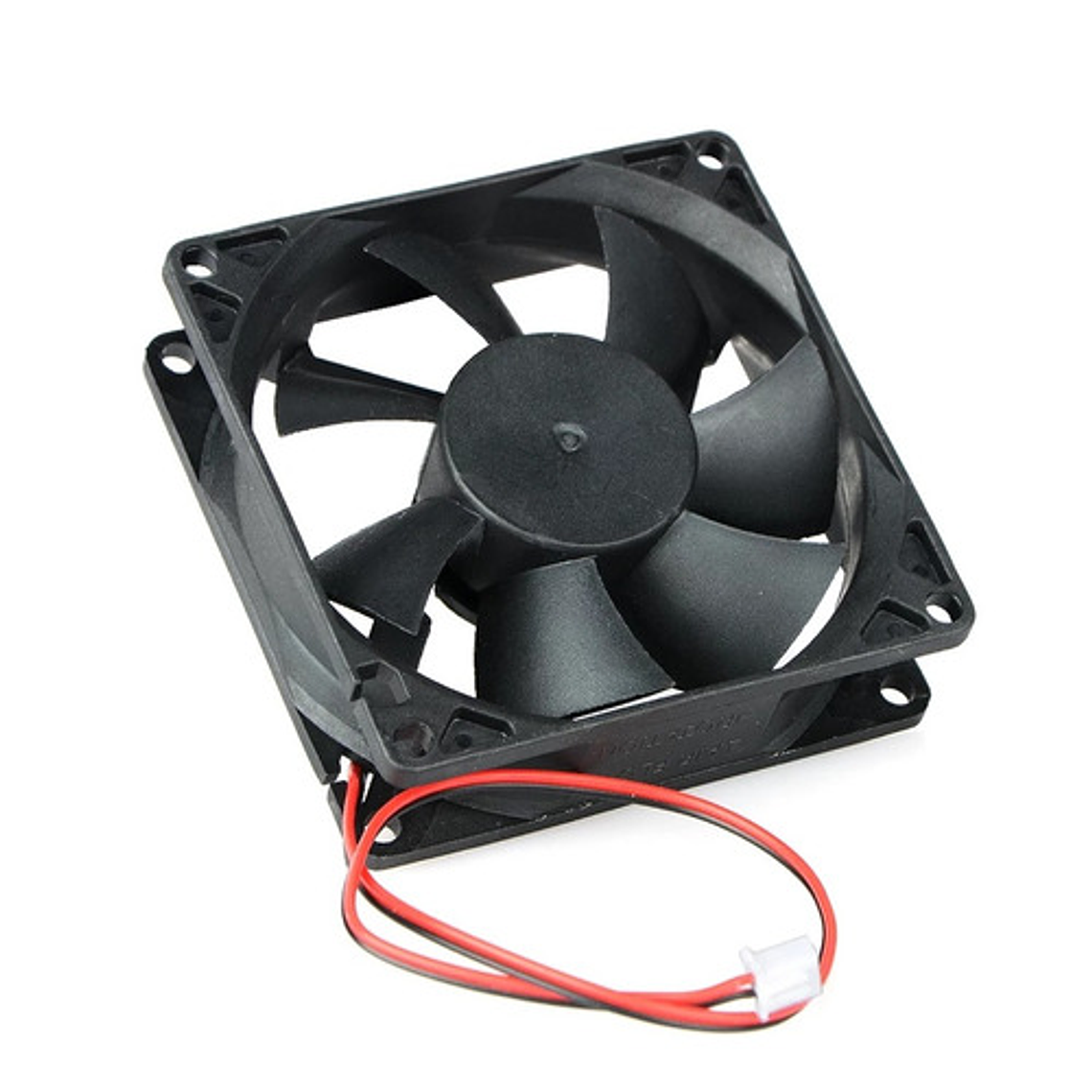 Ventilador Negro 8x8 Con Caja 3