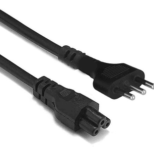 Cable Poder Trebol Paras Cargadores De Notebook / Cobre