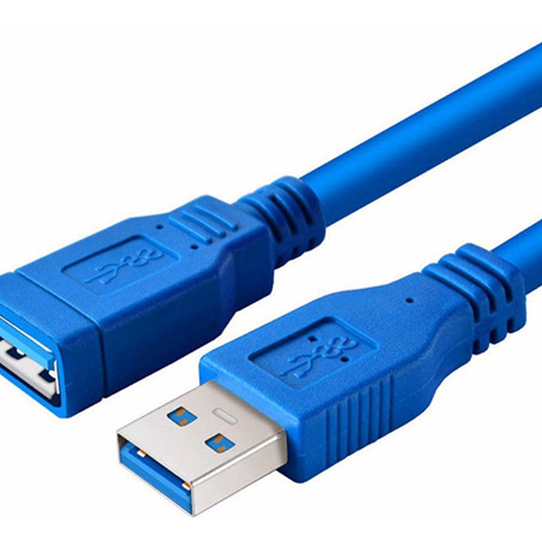 Extension Alargue Cable Usb 3.0 De 3 Metros Macho-hembra ® Color Azul 1