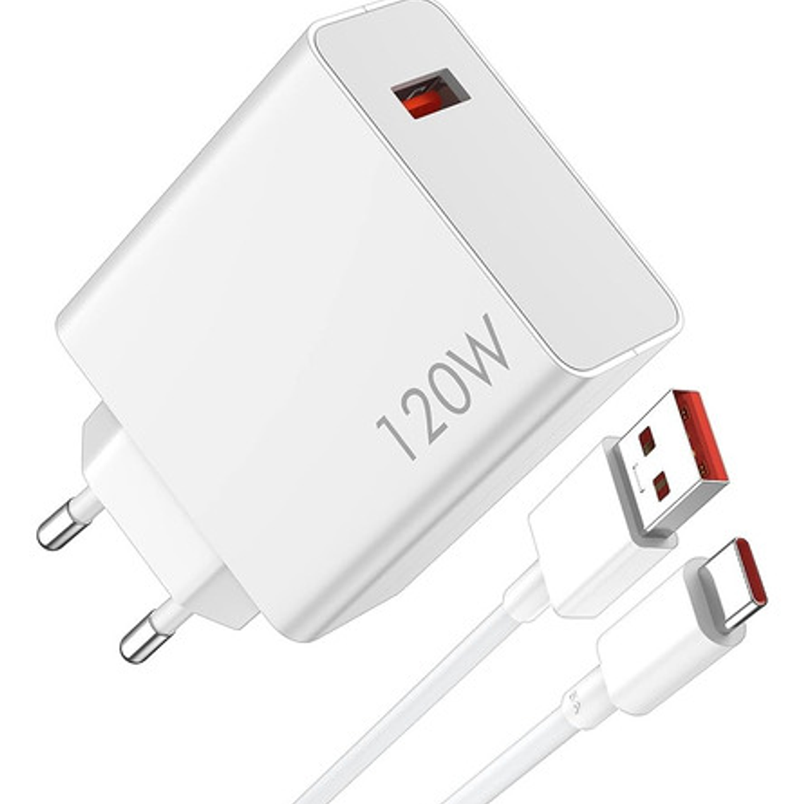 Cargador Pared 120w Usb Tipo C Ultra Rapida + Cable Generico 3