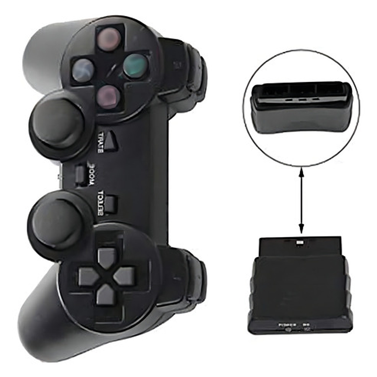 Control De Joystick Inalámbrico Compatible Con Ps2 5