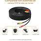 Cable Siamés 30 Metros Para Cámaras De Seguridad Cctv, Cable Bnc De Video Y Alimentación, Antienferencia, Todo-en-uno, Ideal Para Instalaciones De Cctv Y Sistemas De Seguridad - Miniatura 3