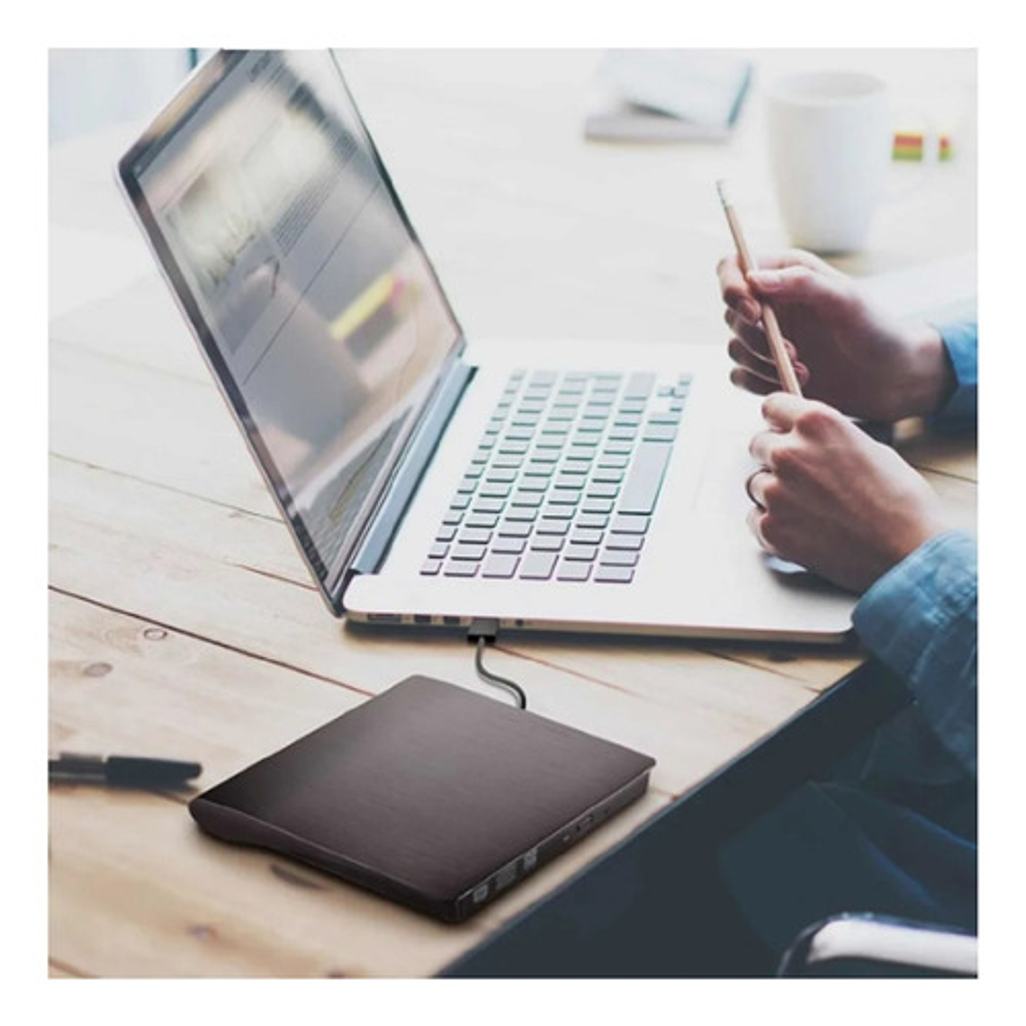 Reproductor De Dvd/cd Externo Usb 3.0 Para Pc Portátil 3