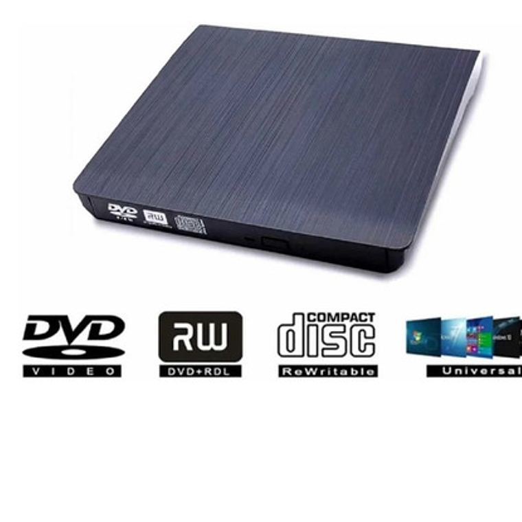 Reproductor De Dvd/cd Externo Usb 3.0 Para Pc Portátil 4