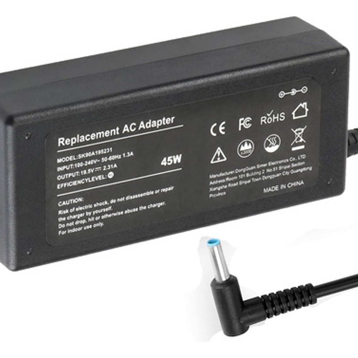 Cargador Para Hp 65w 4.5mm Envy 13-d Pavilion 15-r 15-f 1