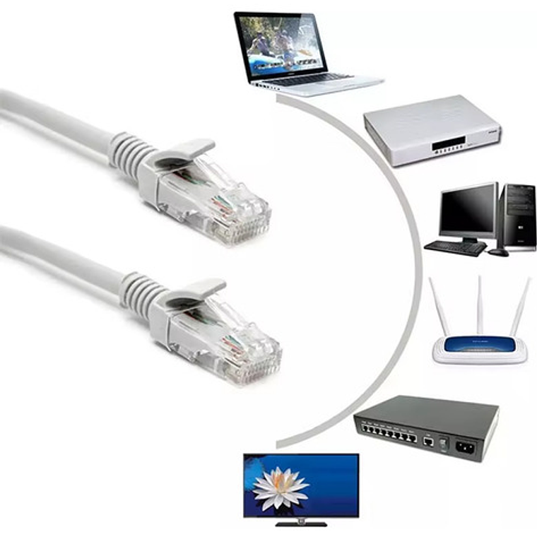 Cable Red Utp,10 Metros, Cat 6, Armado, Santiago Centro 5