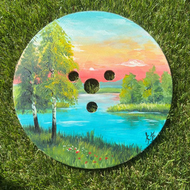 Cuadro Minimalista De Atardecer Katarsischile 30x30 1