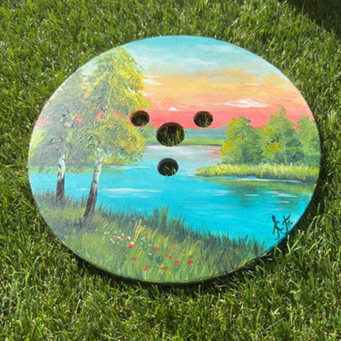 Cuadro Minimalista De Atardecer Katarsischile 30x30 3