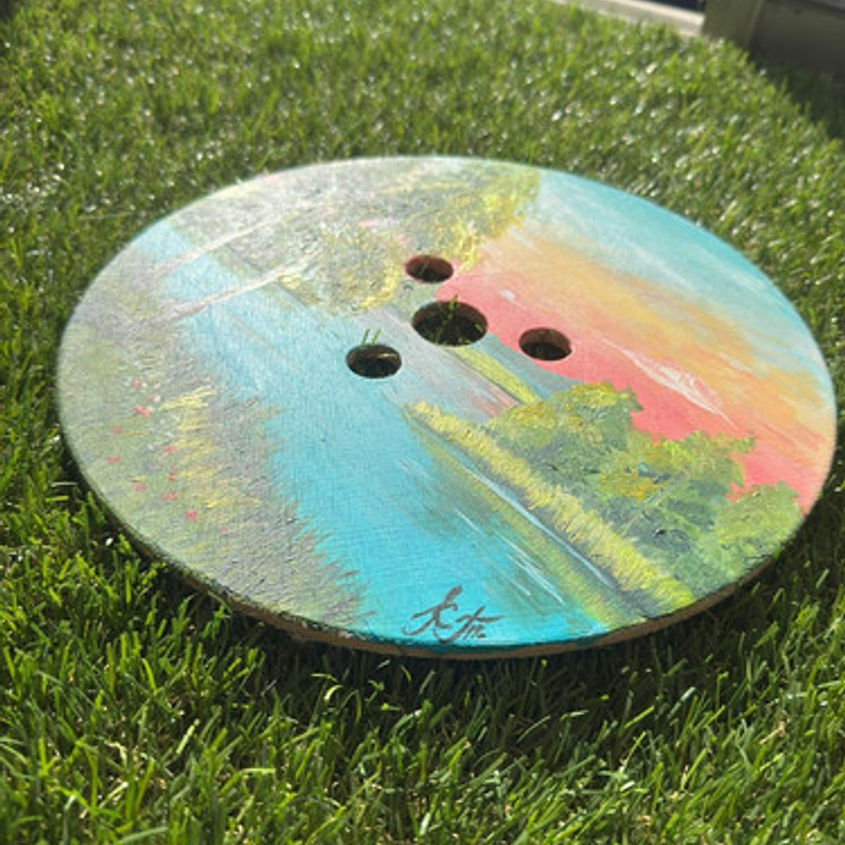 Cuadro Minimalista De Atardecer Katarsischile 30x30 4