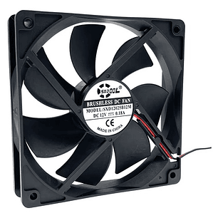 Ventilador Para Gabinete 12cm X 12cm X 2,5 Cm De 12 Volt