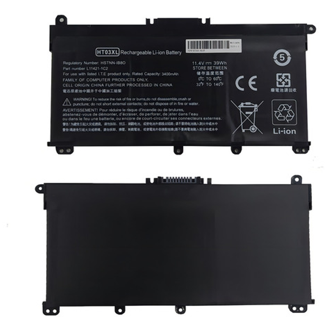 Batería Para Hp 15-cs 15-cw 15-da 15-db 15s-fq Ht03xl Hto3xl 1