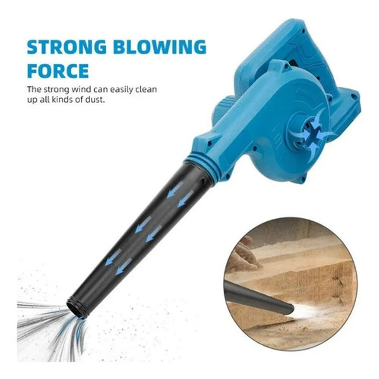 Soplador De Aire Eléctrico Inalámbrico 48v Con Doble Batería 2