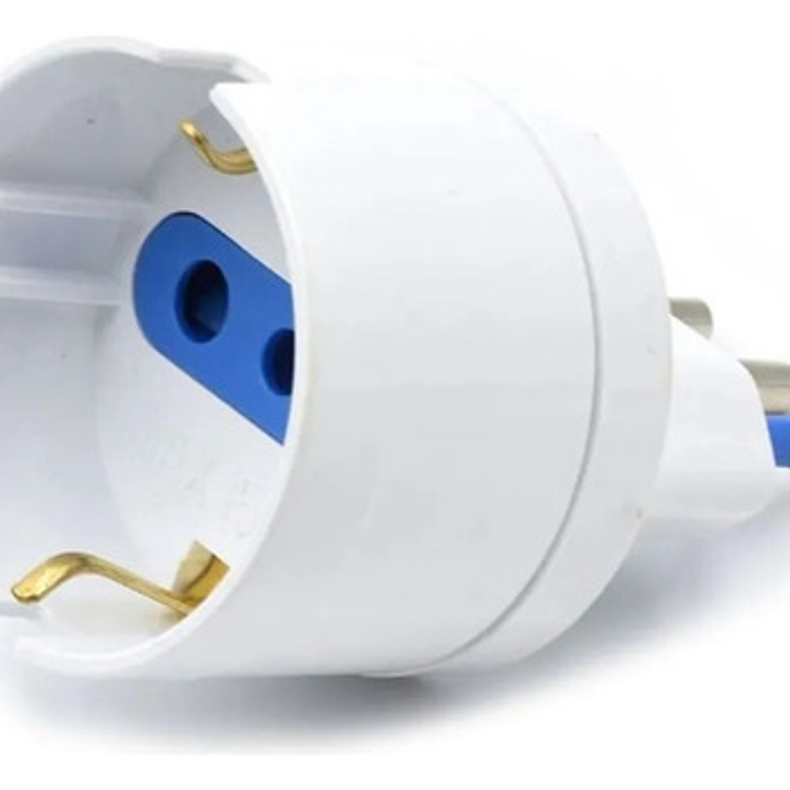 Adaptador Enchufe Schuko Hembra Eléctrico 10a 250v 1500w 1