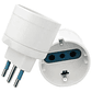 Adaptador Enchufe Schuko Hembra Eléctrico 10a 250v 1500w - Miniatura 4