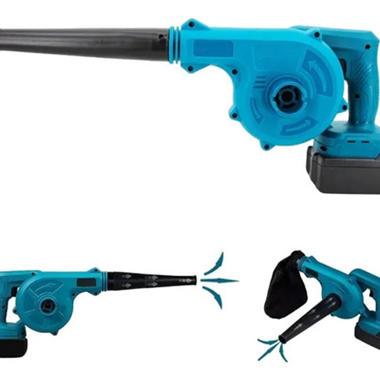 Soplador Aspirador De Aire Inalambrico Recargable 4