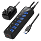 Hub 3.0, Hub De Datos Usb De 7 Puertos Con Adaptador - Miniatura 1