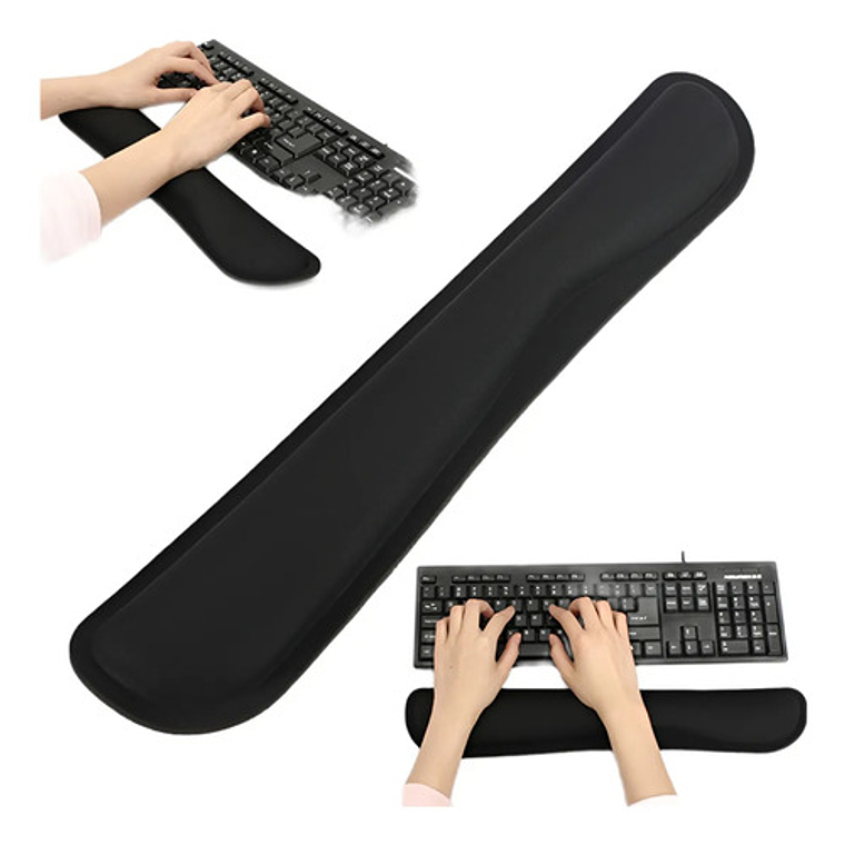Almohadilla Apoya Muñeca Pad Teclado Memory Foam 3
