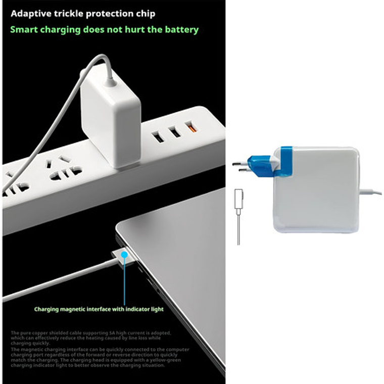 Cargador Para Macbook Pro 13 15 17 2006-2012/ Air 13 / 85w 5