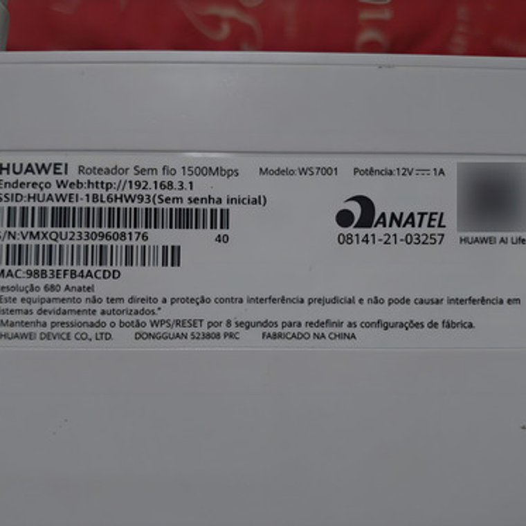Router Huawei Wifi Ax2 1500mbps Con 4 Antenas, Color Blanco 2