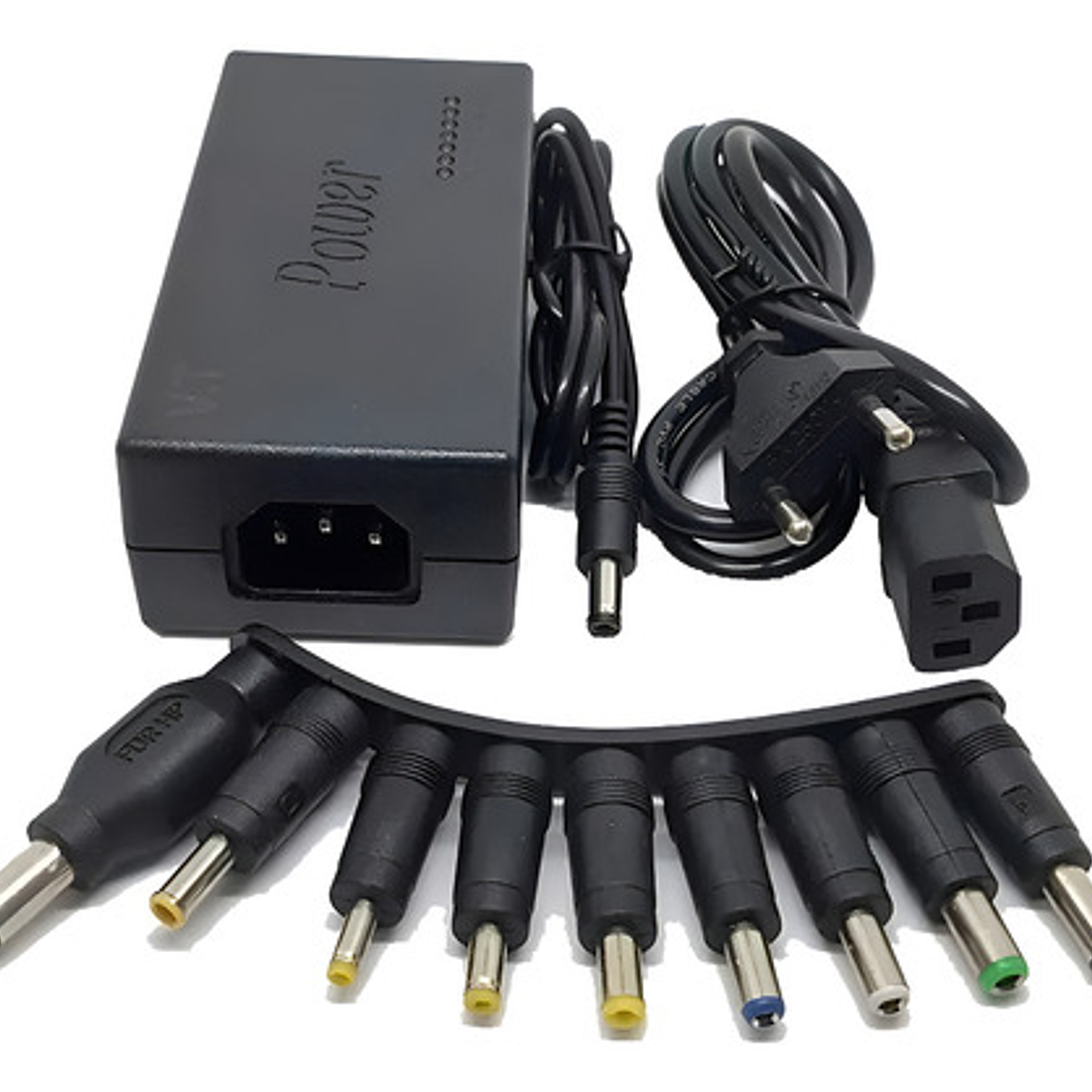 Cargador Universal Notebook 120w 9plug 12v A 24v 2