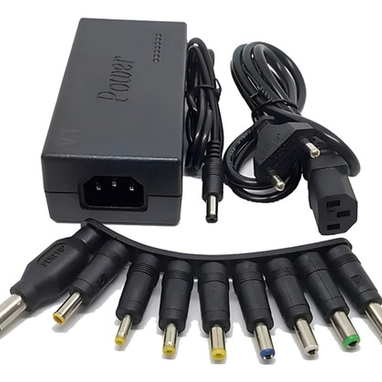Cargador Universal Notebook 120w 9plug 12v A 24v 2