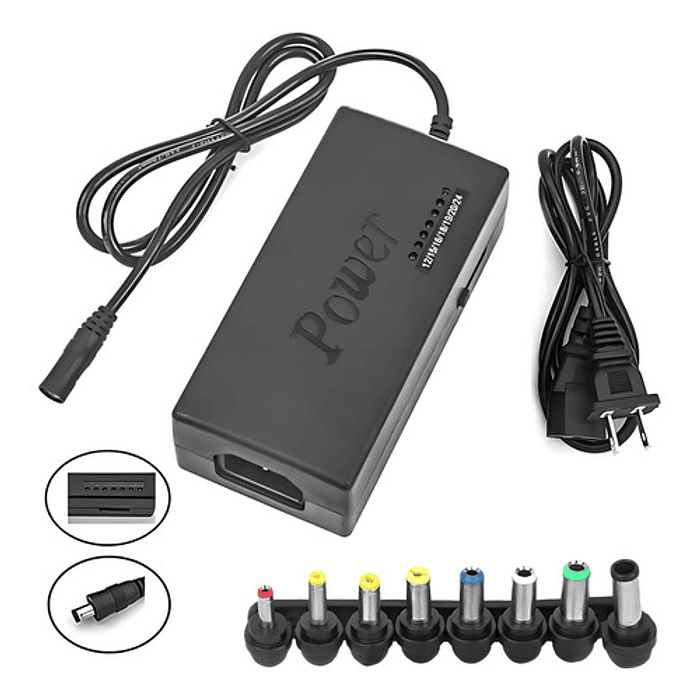 Cargador Universal Notebook 120w 9plug 12v A 24v 6