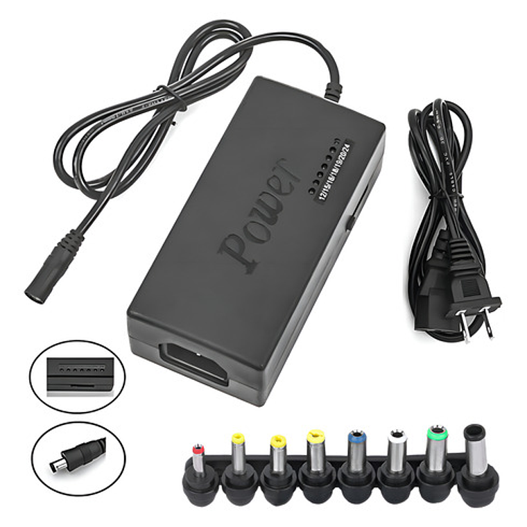 Cargador Universal Notebook 120w 9plug 12v A 24v 6