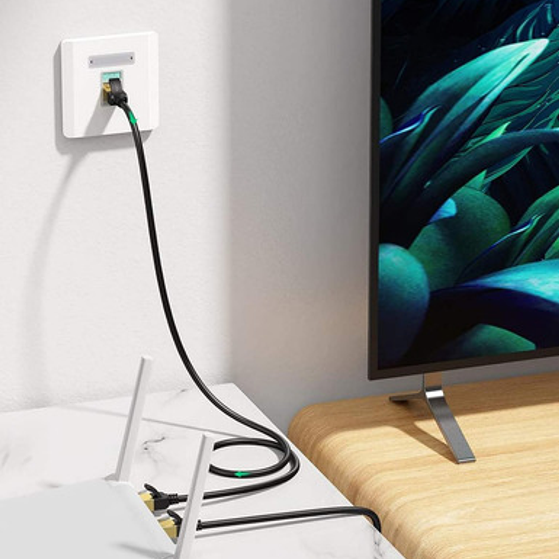 Cable Lan Ethernet Ugreen Cat7 Giga Pathcord De 5 Metros 7