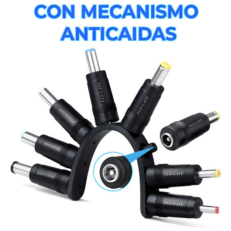 Cargador Universal Laptop Voltaje Variable 8 Puntas 12 24v 8