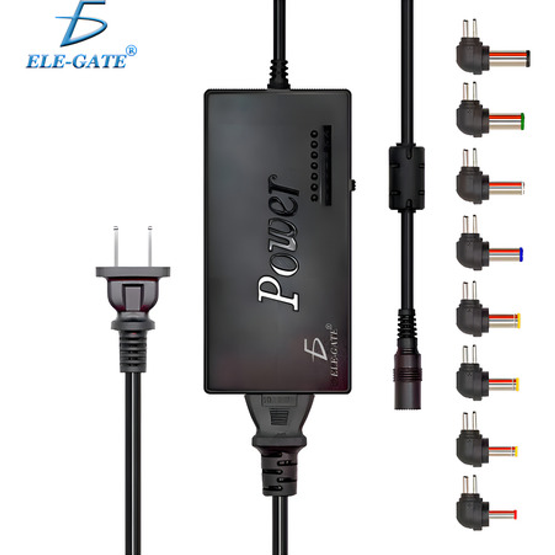 Cargador Universal Laptop Voltaje Variable 8 Puntas 12 24v 10