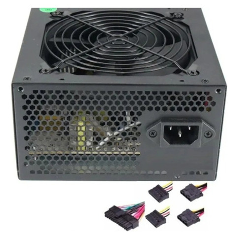 Fuente De Poder Atx 650w 20/24 Pin Pc Escritorio Color Negro 4