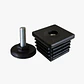 REGATON 40×40 INT C/TUERCA + REGULABLE HILO 3/8 BASE 40MM - Miniatura 1