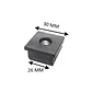 REGATON 30×30 m/m INTERIOR CON TUERCA 3/8 - Miniatura 2