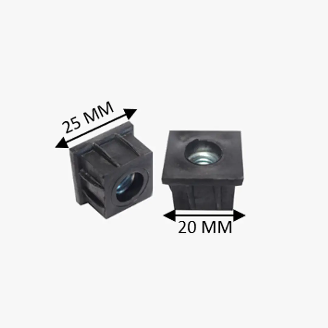 REGATON 25×25 INTERIOR CON TUERCA 3/8 2