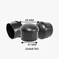 REGATON 2″ REDONDO INTERIOR CABEZA BOLA - Miniatura 2
