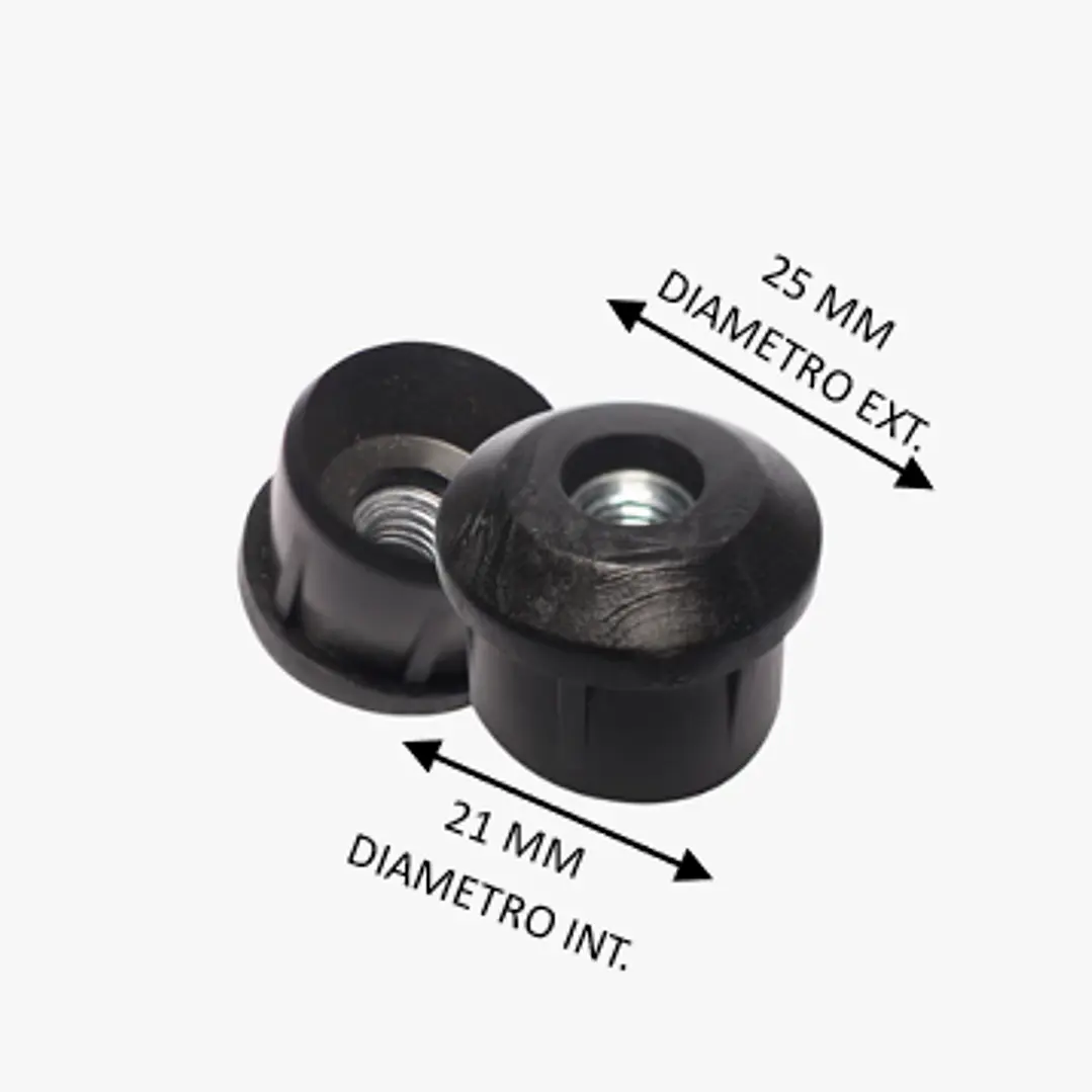 REGATON 1″ REDONDO INTERIOR C/TUERCA 3/8 2
