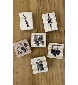 Set timbres macramé 