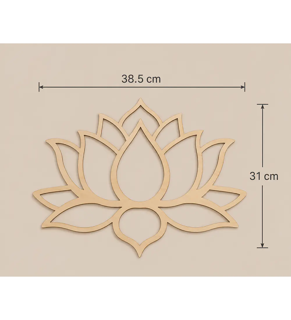 Flor de Loto MDF