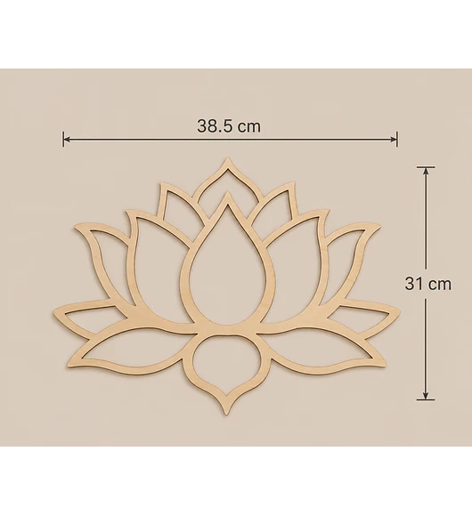 Flor de Loto MDF
