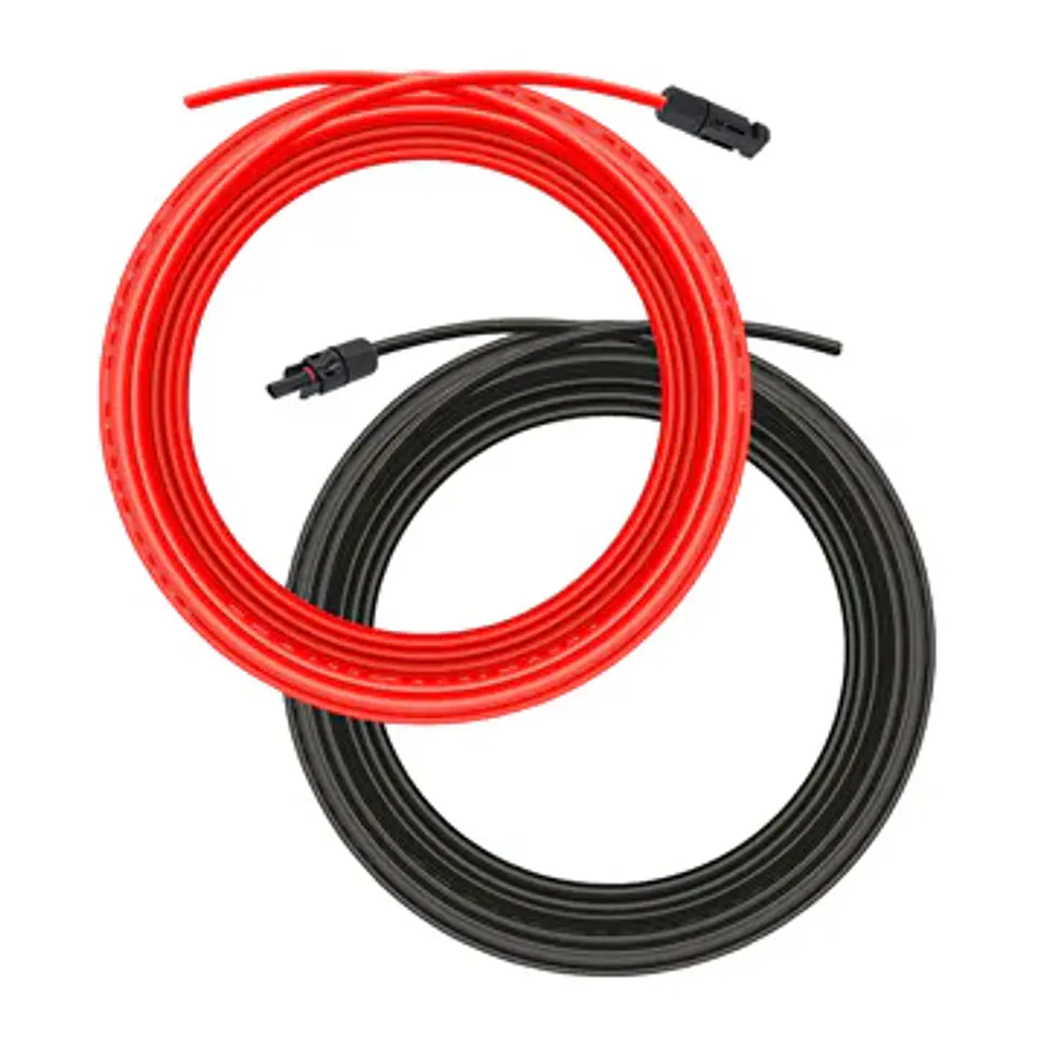 Cable Solar 4mm2 Con Conector Mc4 5+5 Mts 1