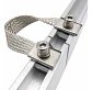 Conector Jumper Tierra Para Riel Solar 20cm - Miniatura 2
