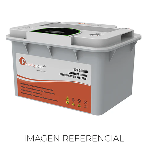 BATERIA DE LITIO FELICITY 12V 200A FLA12200 2.56KW