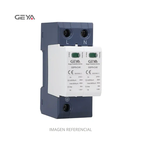 Protector sobretension SPD 2P 600VDC GEYA