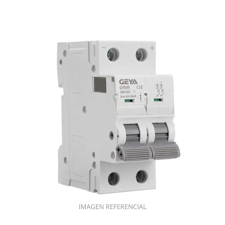 AUTOMATICO DC BIPOLO GEYA 500VDC 20A GEYA 1