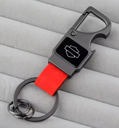 Llavero Destapador Harley Davidson Rojo